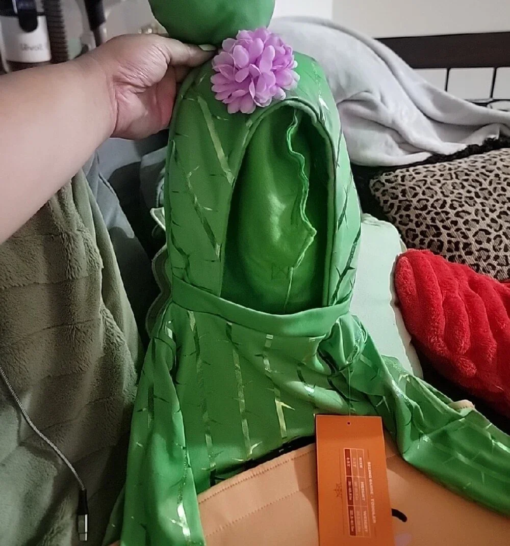 Kids Potted Cactus Halloween Costume Size 4-5T🌵